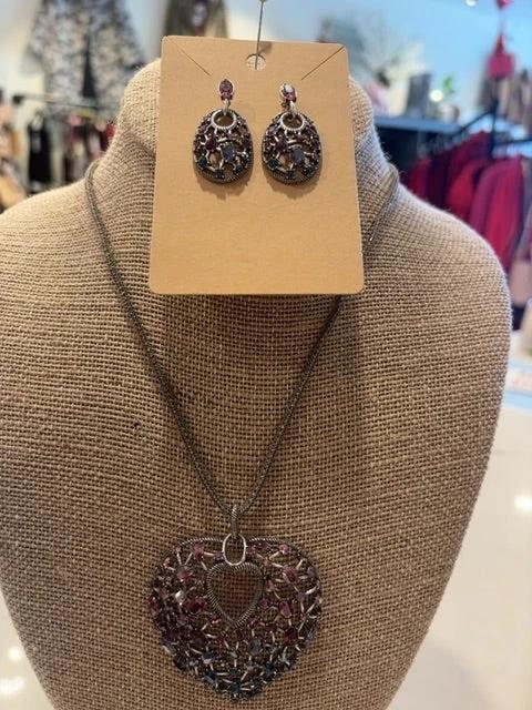 Brighton Set – Silver Multi – Size One Size – Excellent Condition