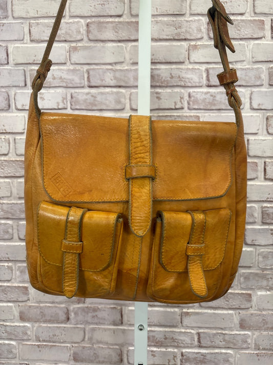Frye Crossbody, Tan Leather, One Size, Used - Fair
