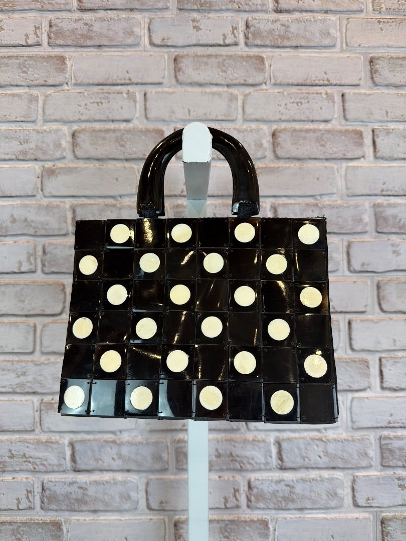 Chan Luu Handbag, Black/white, One Size, Used - Excellent