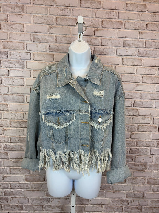 POL Jacket, Denim, Large, Used - Good