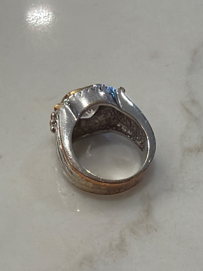 Various Ring, Silver/gold, 6, Used - Good