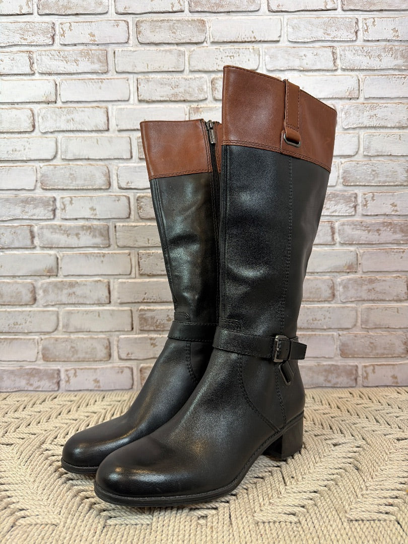 Bandolino Boots, Black/brown, 8, Used - Good