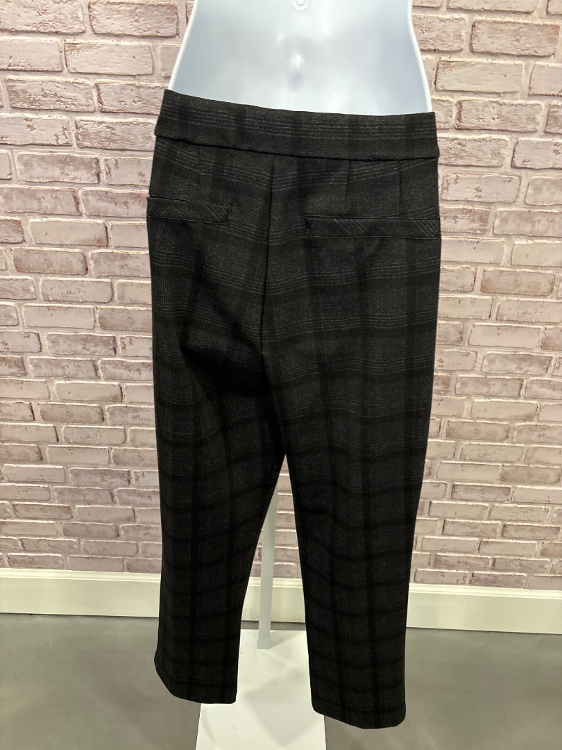 Wit & Wisdom Pants, Black plaid, 8, Used - Good