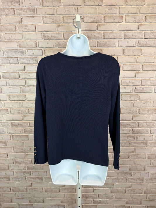 Chicos Shirt, Navy, 1, Used - Good