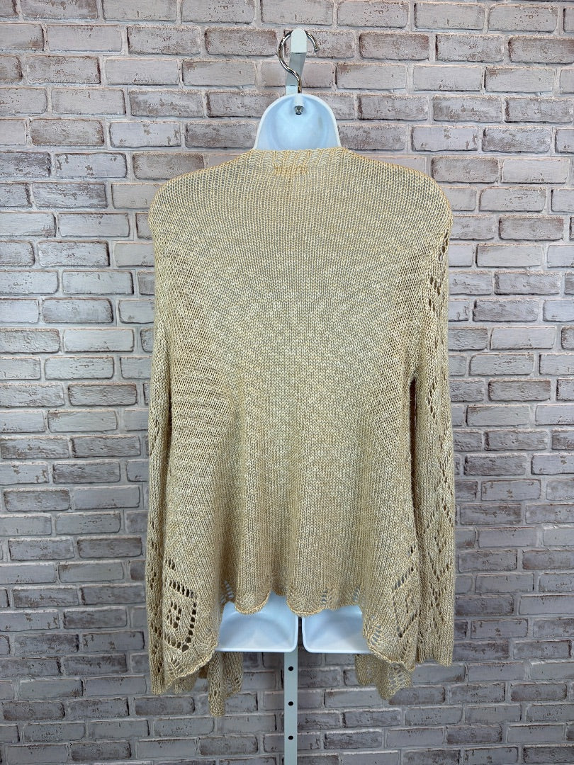 Q Cardigan, Beige, M/L, Used - Good