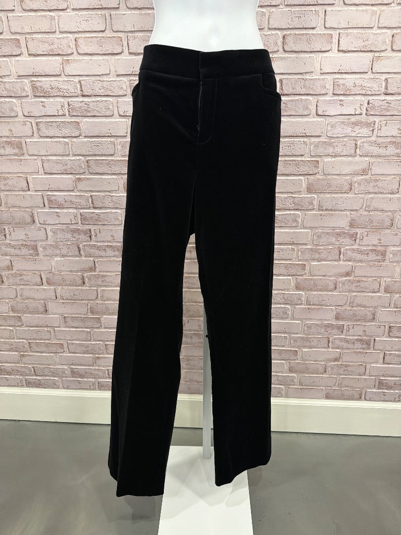 Banana Republic Velvet Pants, Black, 10, Used - Good
