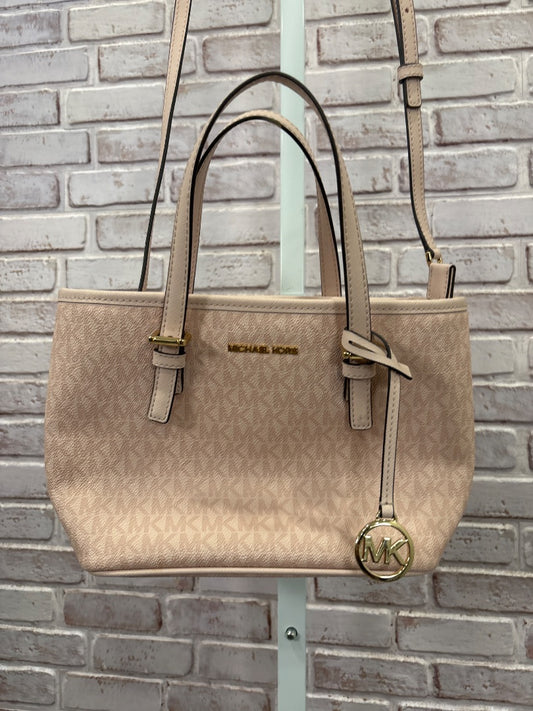 Michael Kors Handbag, Pink monogram, One Size, Used - Good