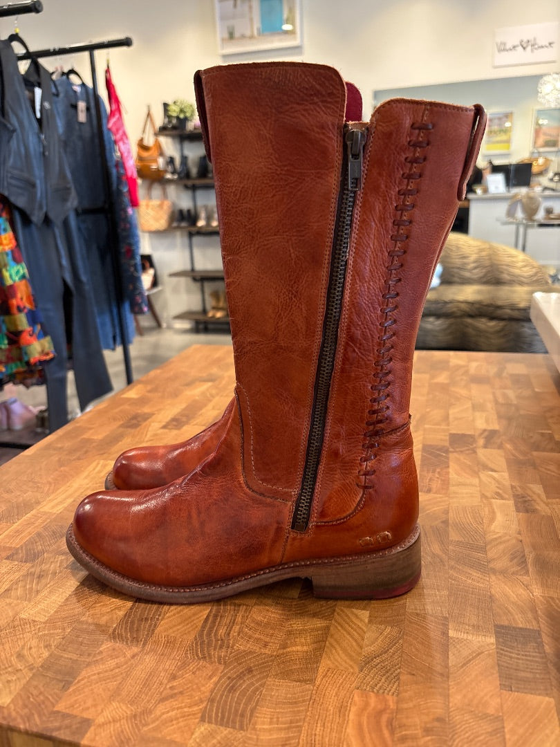 Bed Stu Boots, Orange, 8.5