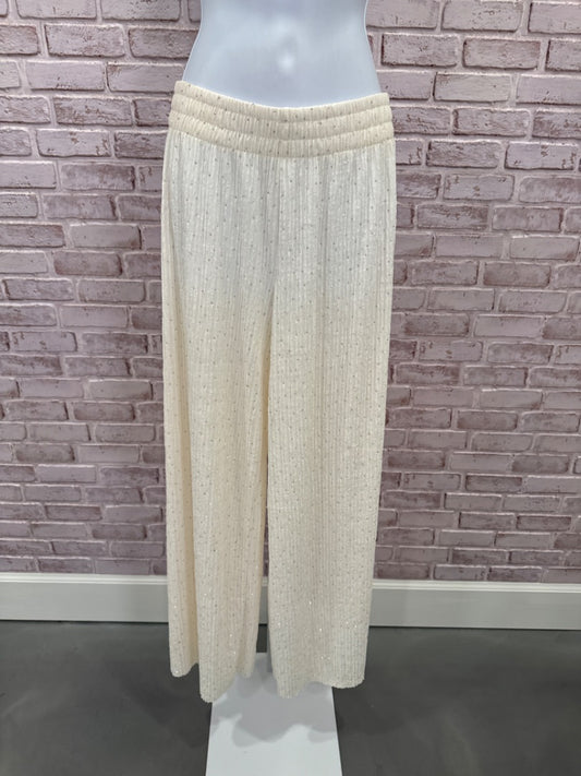 Love poem Pants, White/silver, Medium, Used - Good