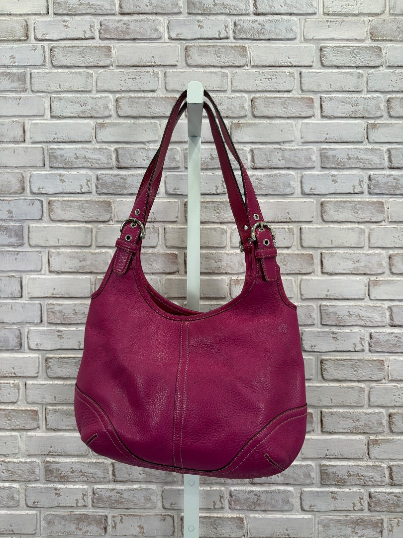 Coach Handbag, Magenta, One Size, Used - Good
