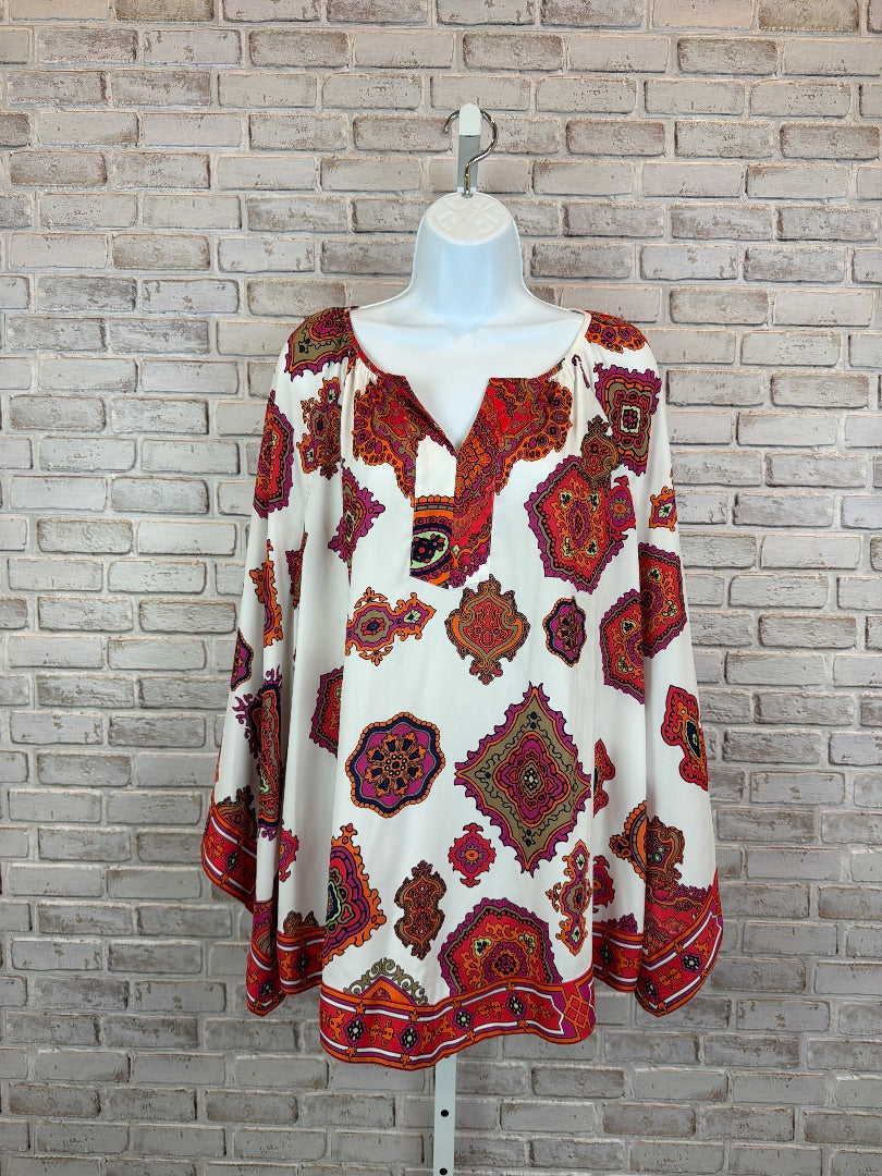 Chicos Shirt, Multi, 3, Used - Good