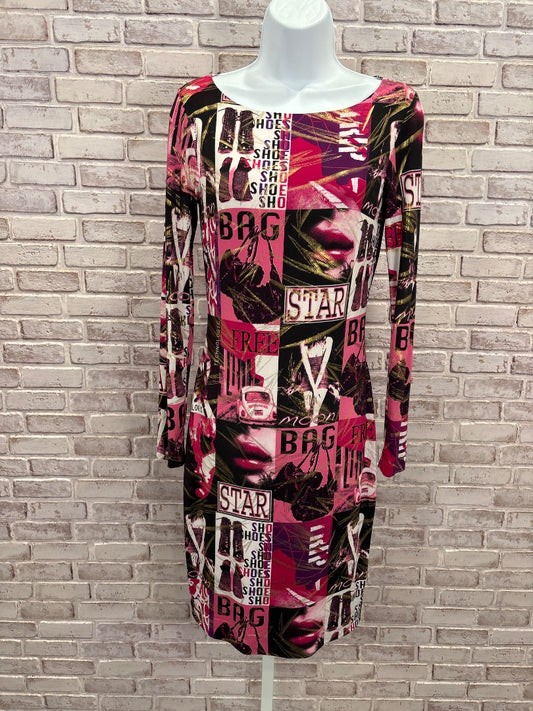 Cache Dress, Pink multi, Small, Used - Good