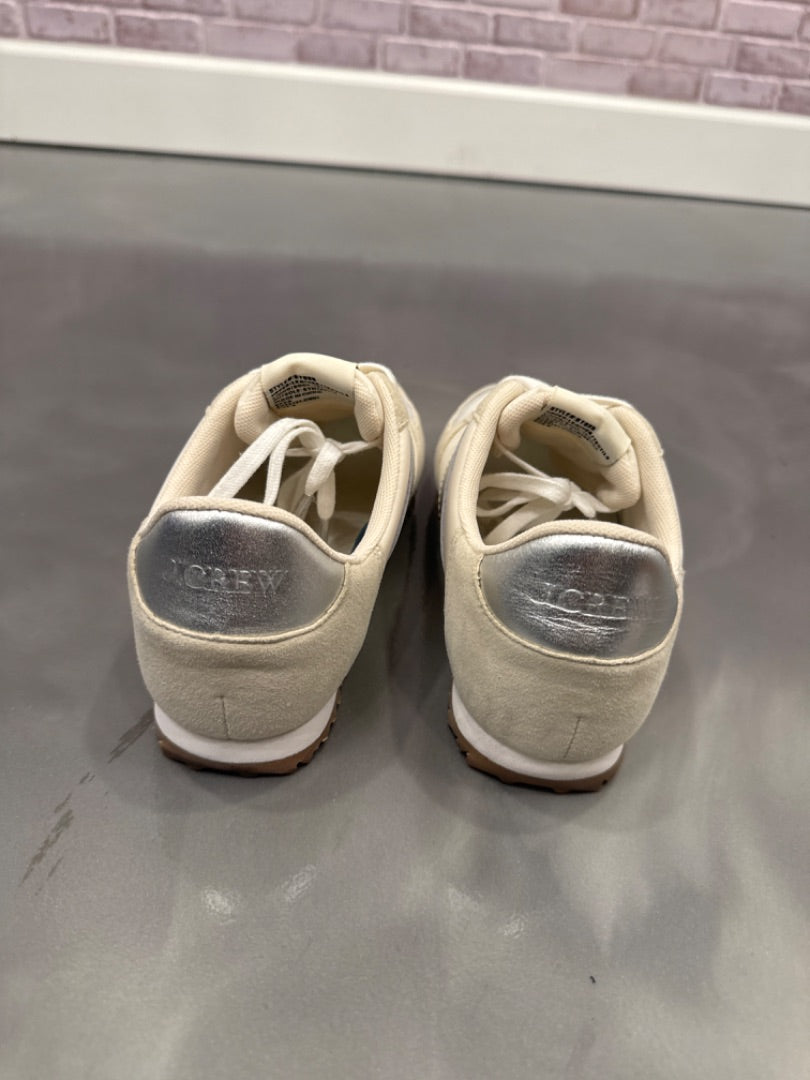 J.crew sneakers, White/beige, 8, Used - Good