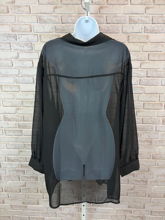 Floerns Shirt, Black, XL, New With Tags