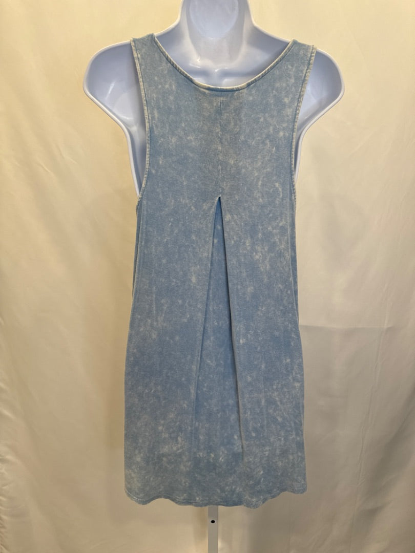 Knox rose Tank, Blue, Medium