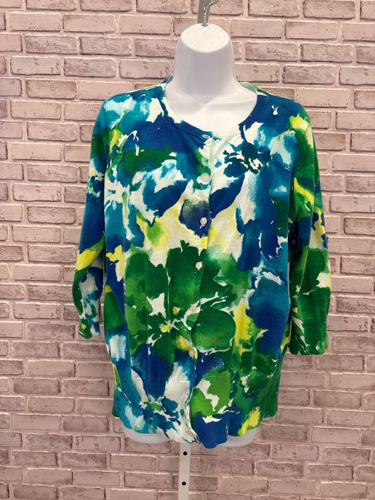 Jones New York Cardigan, Multi, XL, Used - Good