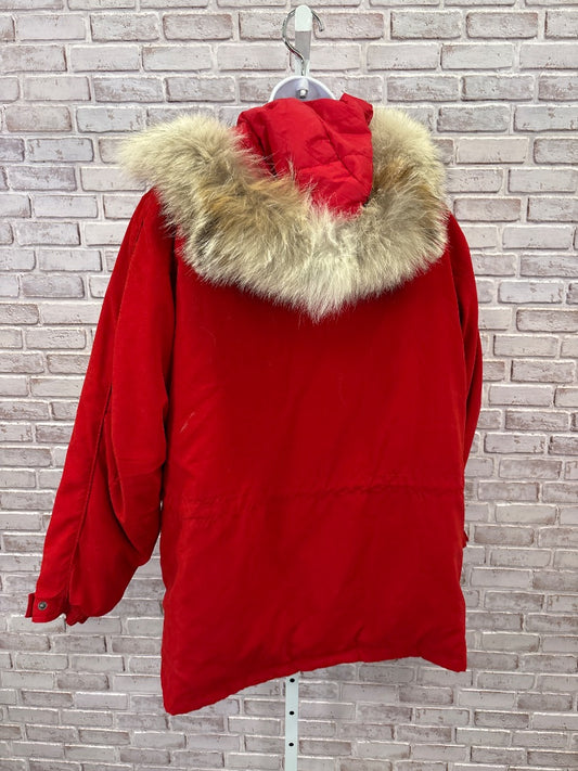 Cabelas Coat, Red, Large, Used - Good