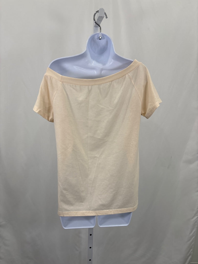 Emery Rose Tee shirt, Beige, Medium, Used - Good