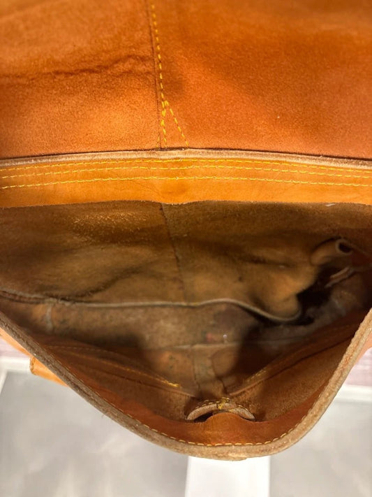 Frye Bag - Crossbody – Frye Crossbody, Tan Leather, One Size, Used - Fair