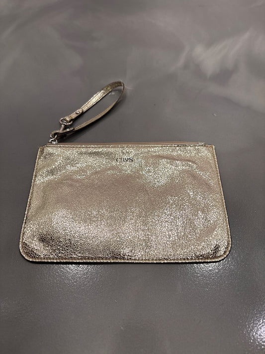 Chaps Clutch, Gold, One Size, New With Tags