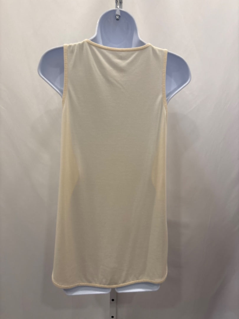 Peach Tank, Cream, Small