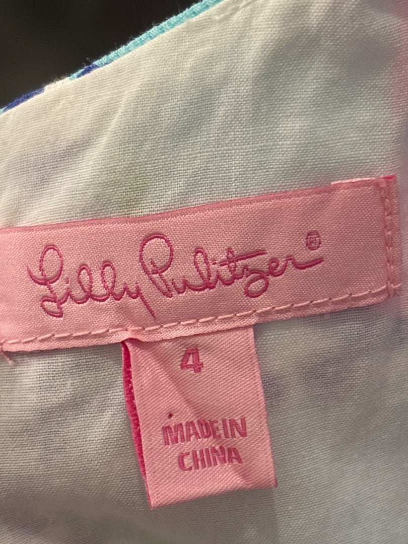 Lilly Pulitzer Dress, Multi, 4, Used - Excellent