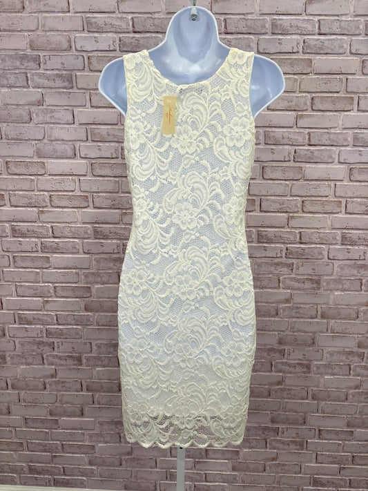 Ambiance Dress, White, Large, New With Tags