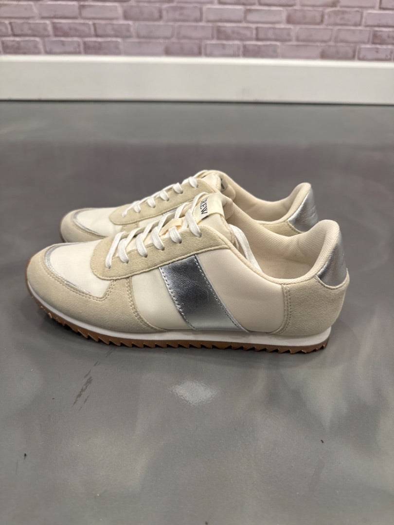J.crew sneakers, White/beige, 8, Used - Good
