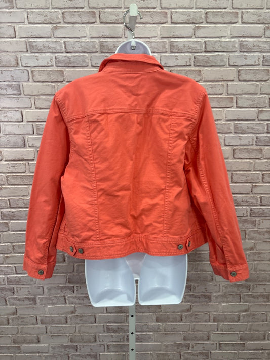 Talbots Denim jacket, Hot pink, XL, Used - Good