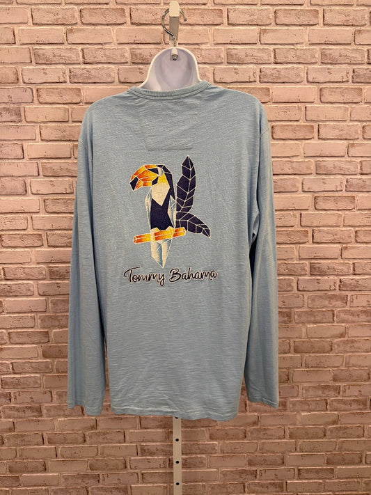 Tommy Bahama Shirt, Blue, Medium, New With Tags