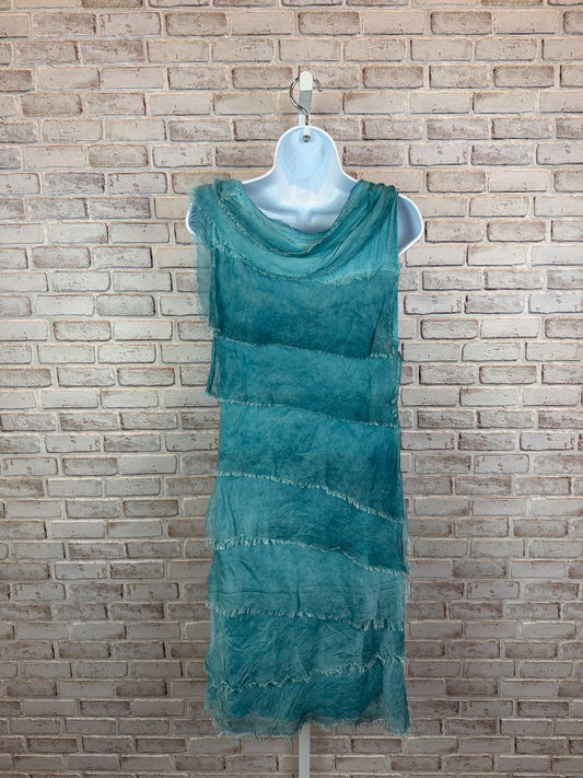 Tina Stephens Dress, blue multi, One Size, Used - Good