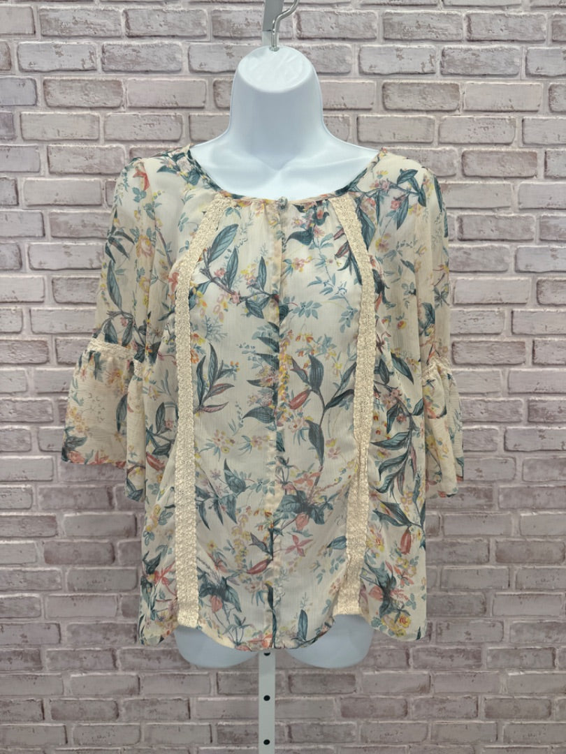 Lauren Conrad Shirt, Multi, Medium, Used - Good