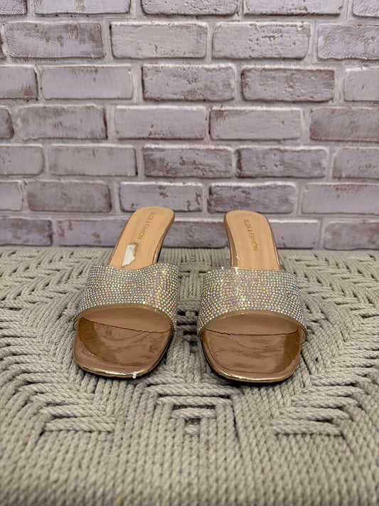 Slda & fashion Heels, Silver, 39, Used - Good