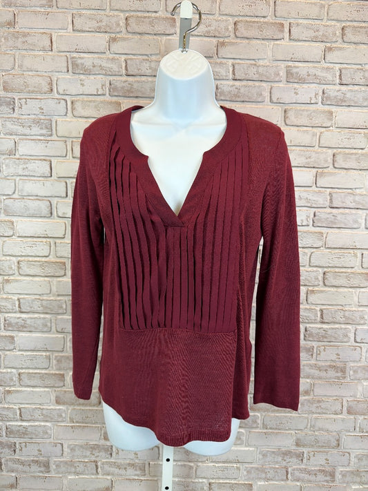 Sandro Shirt, Maroon, Small, Used - Good