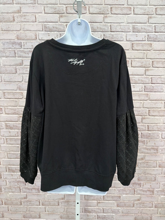 Karl Lagerfeld Sweater, Black, XL, Used - Good