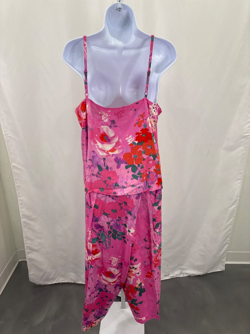 Jam’s World Matching Clothing Set, Pink floral, XL, Used - Good