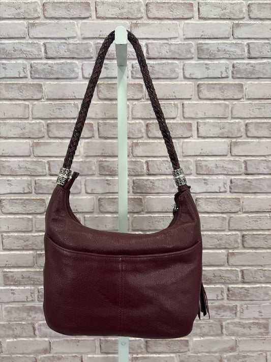 Brighton Handbag, Burgundy, One Size, Like New