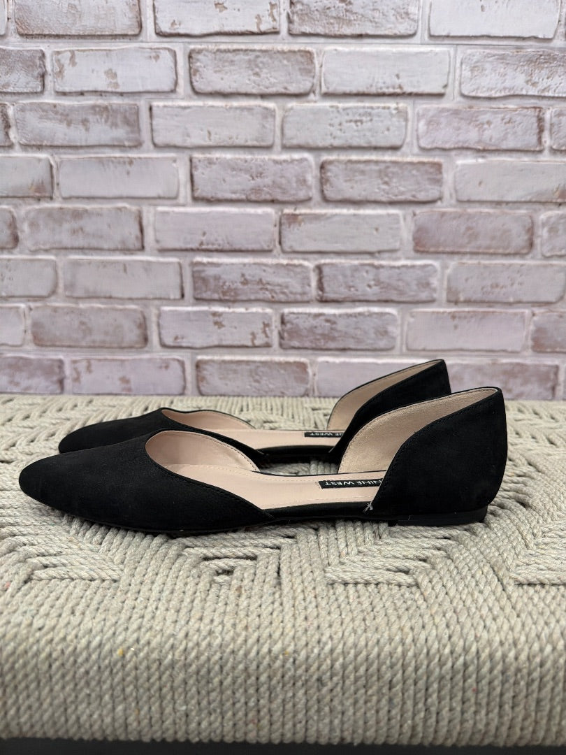 Nine West Flats, Black, 7, Used - Good