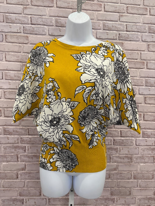 Joseph A Shirt, Yellow multi, Small, Used - Good