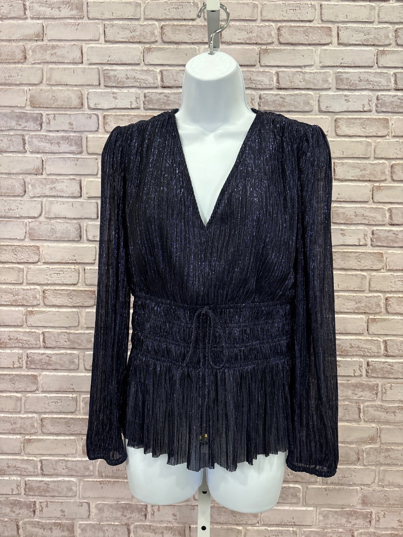 White House Black Market Shirt, Blue/black, XS, Used - Good