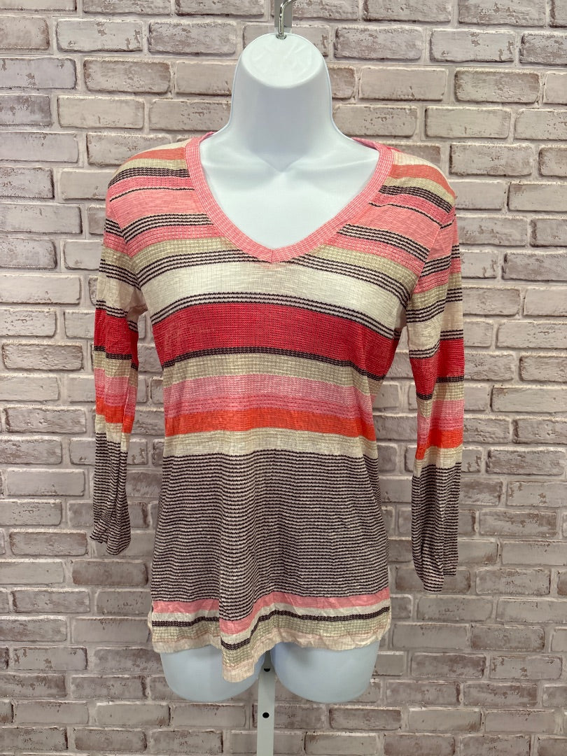 David Cline Shirt, Pink stripes multi, XS, Used - Good