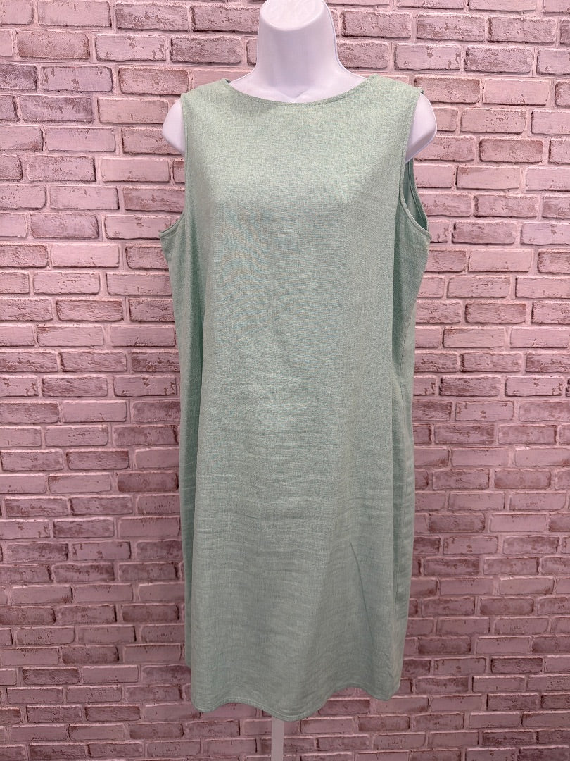 Coldwater Creek Dress and cardigan, Seafoam green, Medium, Used - Good