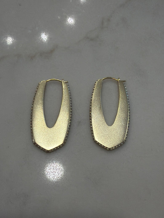 Various Earrings, Gold, One Size, Used - Good