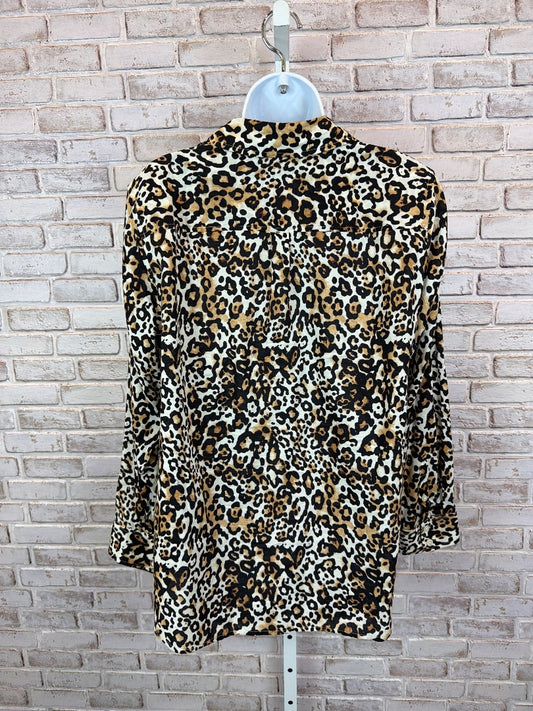Talbots Shirt, Animal, XL, Used - Good