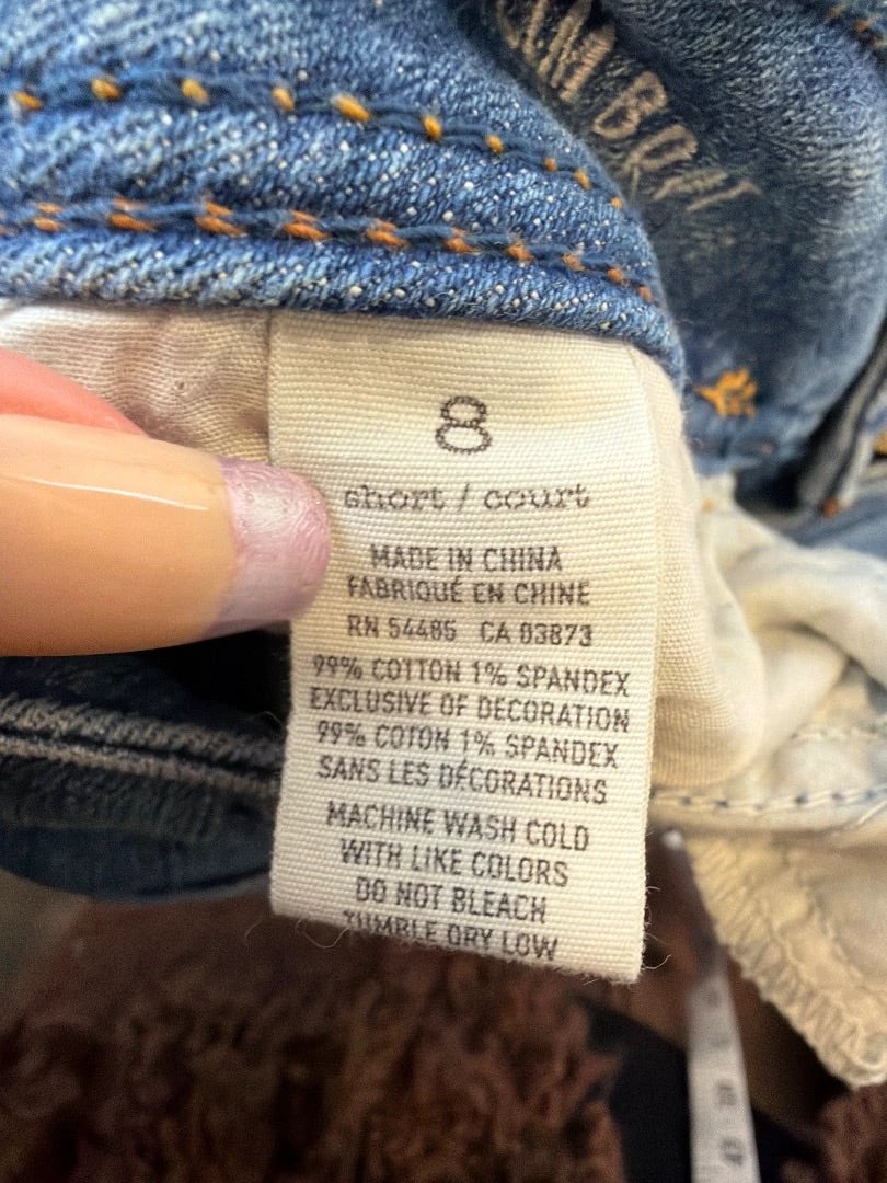 American eagle Bottom - Jeans – American Eagle Stretch Denim Slim Boot Cut Jeans, Denim, 8 short, Used - Good