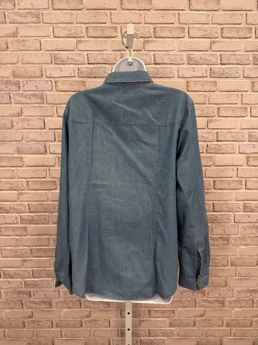 Michael Kors Shirt, Blue, Large, Used - Good