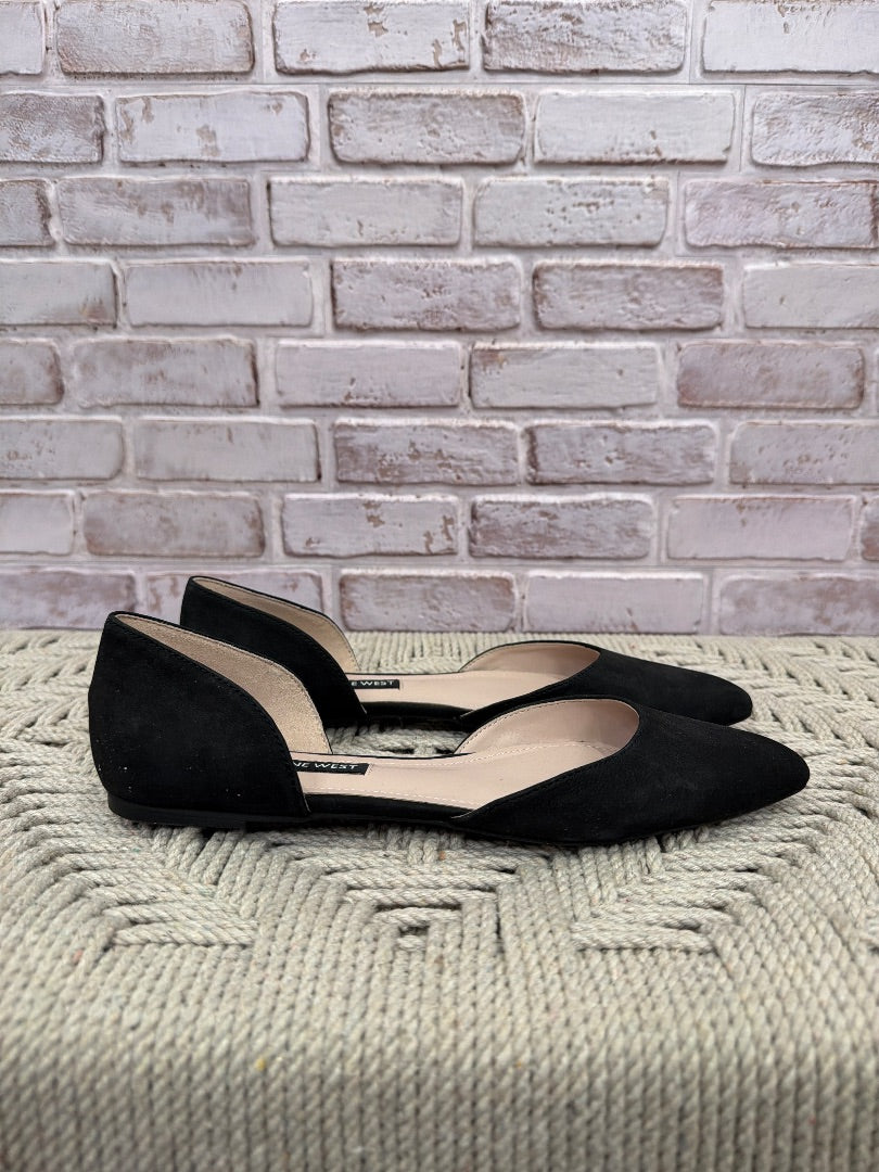Nine West Flats, Black, 7, Used - Good