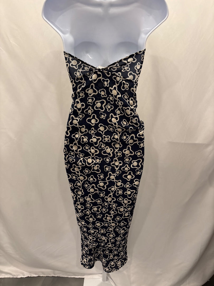 Paris paris Dresses, Navy/beige floral, Small