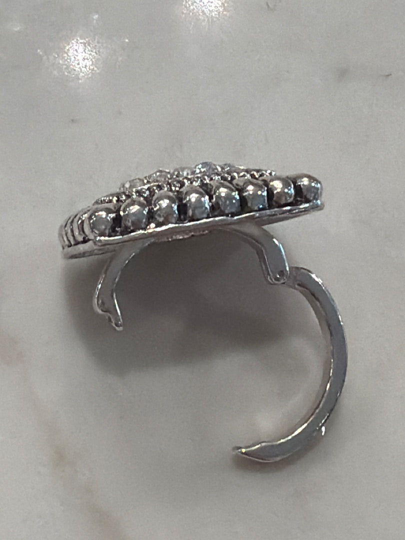 Various Scarf ring, Silver, One Size, Used - Good