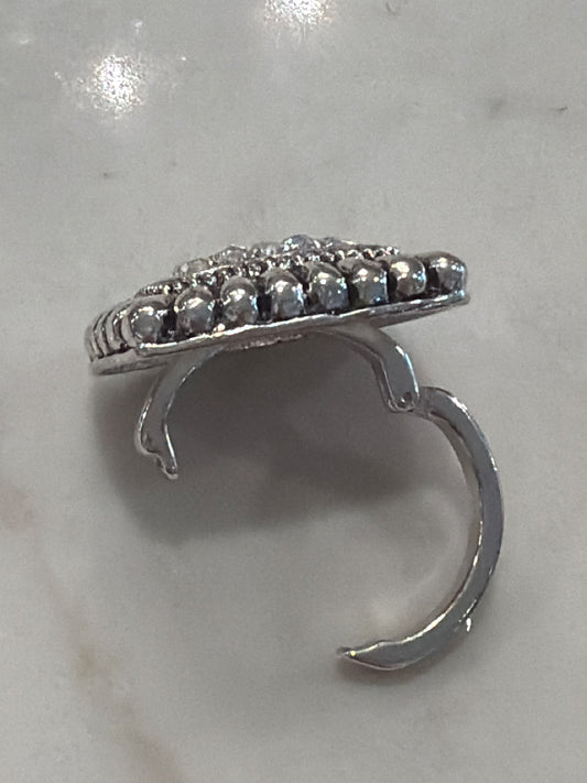 Various Scarf ring, Silver, One Size, Used - Good